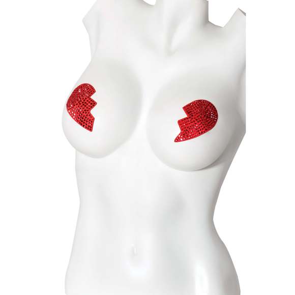 Coquette - Broken Heart Pasties - Picture 2 of 4